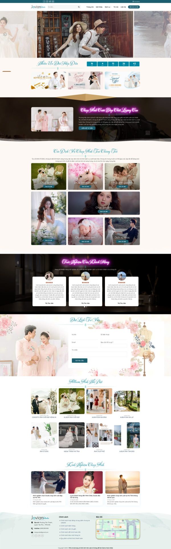 Theme wordpress tiệm chụp ảnh studio wedding 8