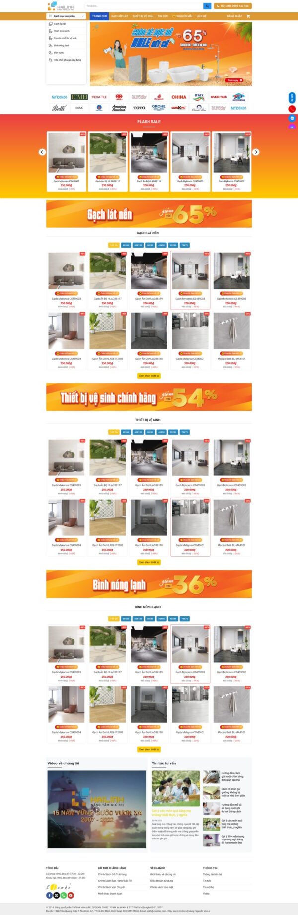 Theme wordpress bán gạch và thiết bị vệ sinh 3