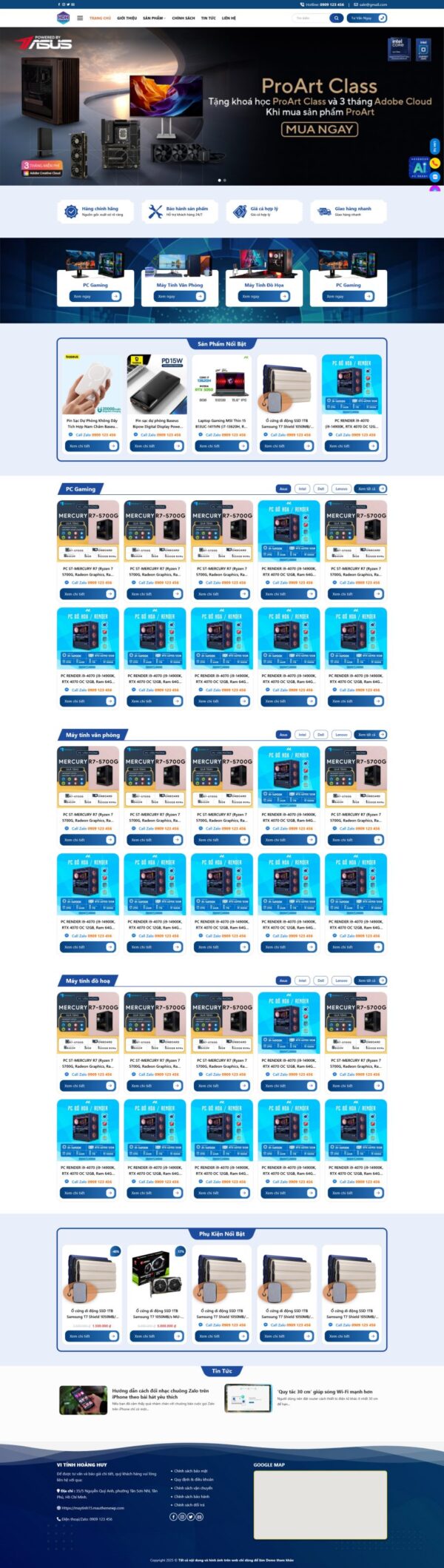 Theme wordpress shop bán máy tính 15